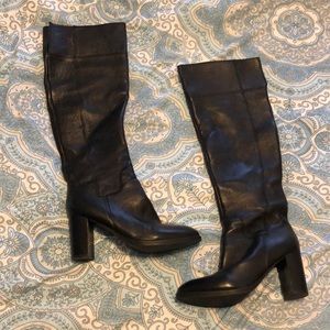 Nine West 9M Over the Knee leather boots